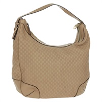 【原宿店限定】グッチ GUCCI ショルダーバッグ マイクロGGキャンバス グッチシマ レザー ベージュ ゴールド 309618 レディース 164485V