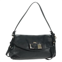 【原宿店限定】クロエ Chloe ショルダーバッグ レザー 2way ブラック ゴールド レディース SW1933V