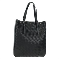 【原宿店限定】ボッテガヴェネタ BOTTEGAVENETA トートバッグ イントレチャート レザー ブラック レディース 163890SAM