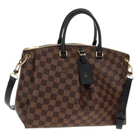【原宿店限定】ルイ・ヴィトン LOUIS VUITTON オデオンMM トートバッグ ダミエ エベヌ N45283 レディース am10498SM