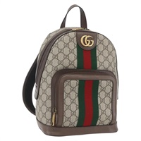 【原宿店限定】グッチ GUCCI バックパック GGスプリーム GGマーモント オフィディア ウェブシェリーライン PVC ベージュ レッド 547965 レディース ka1641SAM