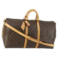 【原宿店限定】ルイ・ヴィトン LOUIS VUITTON キーポルバンドリエール55 ボストンバッグ モノグラム M41414 レディース am10379V