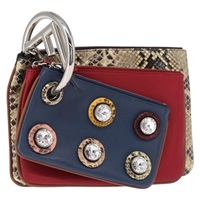 【原宿店限定】フェンディ FENDI トリプレット クラッチバッグ レザー マルチカラー レディース 154239V