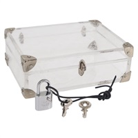 【原宿店限定】ルイ・ヴィトン LOUIS VUITTON ラブメッセージ ミニトランク アクセサリーケース モノグラム プラスチック クリア M99079 レディース 161492V