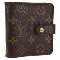 【原宿店限定】ルイ・ヴィトン LOUIS VUITTON コンパクトジップ 財布 モノグラム M61667 レディース 164000V
