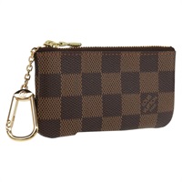 【原宿店限定】ルイ・ヴィトン LOUIS VUITTON ポシェット・クレ コインケース ダミエ エベヌ N62658 レディース am10246AV