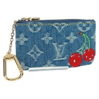 【原宿店限定】ルイ・ヴィトン LOUIS VUITTON ポシェット・クレ コインケース モノグラムデニム LV × TM ブルー M14938 レディース BA9229SM