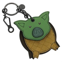 【原宿店限定】ボッテガヴェネタ BOTTEGAVENETA キーホルダー イントレチャート レザー ブラウン レディース 161632V