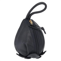 【原宿店限定】ロエベ LOEWE ポーチ ハンド レザー ブラック ゴールド レディース ka1292V