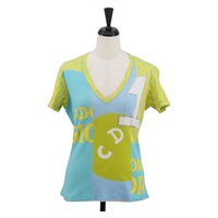 【原宿店限定】クリスチャンディオール Christian Dior 半袖Ｔシャツ コットン イエロー レディース 163750M