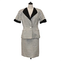 【原宿店限定】クリスチャンディオール Christian Dior 上着 セットアップ コットン ホワイト レディース 163219M