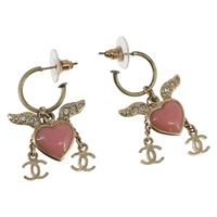 【原宿店限定】シャネル CHANEL イヤリング ココマーク ピアス メタル ゴールドトーン レディース 163747SAM