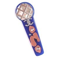 【原宿店限定】シャネル CHANEL ブローチ ココマーク プラスチック ブルー レディース 164710SM