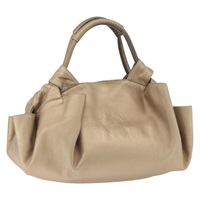 【原宿店限定】ロエベ LOEWE ハンドバッグ ナッパアイレ アナグラム レザー ゴールド レディース 164747V
