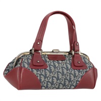 【原宿店限定】クリスチャンディオール Christian Dior ハンドバッグ トロッターキャンバス ネイビー レディース 169068V