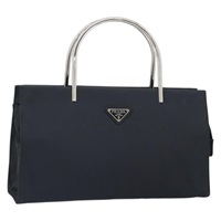 【原宿店限定】プラダ PRADA ハンドバッグ ナイロン メタル ブラック シルバー レディース 149917V