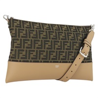 【原宿店限定】フェンディ FENDI ショルダーバッグ ズッカキャンバス ブラック ブラウン レディース SW2121SAM