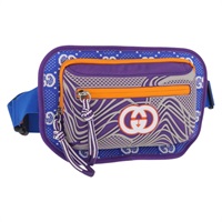 【原宿店限定】グッチ GUCCI ウエストバッグ ナイロン パープル 752102 レディース bs32891V