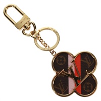 【原宿店限定】ルイ・ヴィトン LOUIS VUITTON ポルトクレイントゥーザフラワー キーホルダー メタル ゴールドトーン M69406 レディース 168398M
