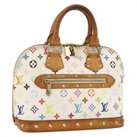 ルイ・ヴィトン LOUIS VUITTON アルマ ハンドバッグ モノグラム・マルチカラー ホワイト M92647 レディース BA11247V