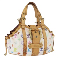 ルイ・ヴィトン LOUIS VUITTON テダ PM ハンドバッグ モノグラムマルチカラー ホワイト M92348 レディース ka2944V