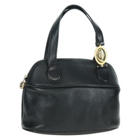 クリスチャンディオール Christian Dior ハンドバッグ レザー ブラック ゴールド レディース BSZ319A