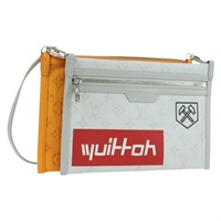 ルイ・ヴィトン LOUIS VUITTON フラットメッセンジャー ショルダーバッグ モノグラム イエロー M44640 レディース 173381SAM