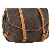 ルイ・ヴィトン LOUIS VUITTON ソミュール43 ショルダーバッグ モノグラム M42252 レディース 166833A