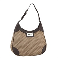 クリスチャンディオール Christian Dior ショルダーバッグ トロッターキャンバス ベージュ シルバー レディース BSZ033SAV