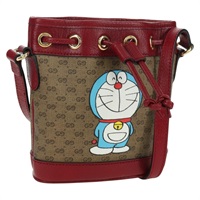 グッチ GUCCI ショルダーバッグ マイクロGGスプリーム Fujiko-Proコラボ PVC ベージュ ゴールド 647801 レディース LNZ989SAM
