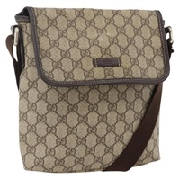 グッチ GUCCI ショルダーバッグ GGスプリーム PVC ベージュ ゴールド 223666 レディース ka2906A