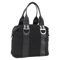 クリスチャンディオール Christian Dior トートバッグ ナイロン ブラック シルバー レディース BSZ026V