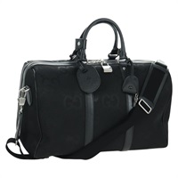 グッチ GUCCI ボストンバッグ GGキャンバス 2way ブラック シルバー 739581 レディース 171443SAM