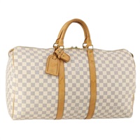 ルイ・ヴィトン LOUIS VUITTON キーポル50 ボストンバッグ ダミエ アズール N41430 レディース 172787A