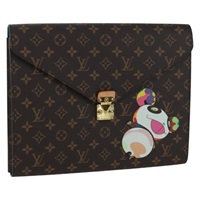 ルイ・ヴィトン LOUIS VUITTON フォルダーマーク クラッチバッグ モノグラムパンダ LV×TM GI1306 レディース 173401SM