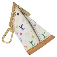 ルイ・ヴィトン LOUIS VUITTON ベルランゴ コインケース モノグラム マルチカラー ホワイト M58028 レディース BSZ417V