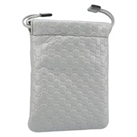 グッチ GUCCI ポーチ マイクロGGキャンバス グッチシマ レザー シルバー 281982 レディース 173400V