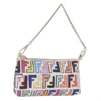 フェンディ FENDI アクセサリーポーチ ズッカキャンバス マルチカラー ゴールド レディース ARZ479SAV