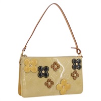 ルイ・ヴィトン LOUIS VUITTON レキシントン アクセサリーポーチ モノグラムヴェルニ フラワー ベージュ M92246 レディース BSZ291V