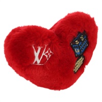 ルイ・ヴィトン LOUIS VUITTON LVラッキーハート バッグチャーム ファー レッド M03171 レディース LNZ471SM