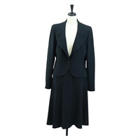 シャネル CHANEL 上着 ジャケットスカート　セットアップ ウール ネイビー レディース 158565M