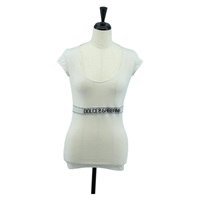 ドルチェアンドガッバーナ DOLCE&GABBANA タンクトップ コットン ホワイト レディース 158588M