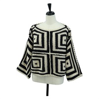 グッチ GUCCI 半袖Ｔシャツ ニットトップス コットン ホワイト レディース 172546M