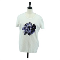 サルヴァトーレフェラガモ Salvatore Ferragamo 半袖Ｔシャツ コットン ホワイト レディース 158586M