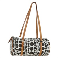 ルイ・ヴィトン LOUIS VUITTON パピヨン30 ハンドバッグ モノグラム草間彌生 パンプキンドット ホワイト M40687 レディース BA11794M