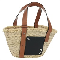 ロエベ LOEWE ハンドバッグ ジブリ となりのトトロ まっくろくろすけ ラフィア ベージュ A223S93X09 レディース SW2258SM