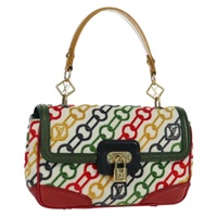 ルイ・ヴィトン LOUIS VUITTON ドリーポシェット ハンドバッグ モノグラム　ヴェルベット チェーン マルチカラー M95208 レディース SW2287SM