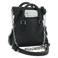 5AC Classique Baby ハンドバッグ Maison Margiela チェーン レザー 2way ブラック SB1WG0022 P5348 レディース SW2289M
