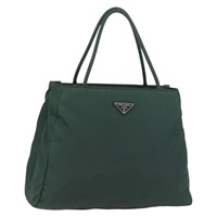 プラダ PRADA ハンドバッグ ナイロン グリーン レディース BAZ103A