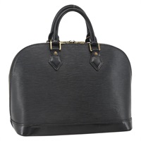 ルイ・ヴィトン LOUIS VUITTON アルマ ハンドバッグ エピ ノワール ブラック M52142 レディース BAZ687A